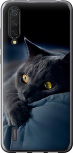 Чохол Димчастий кіт для Xiaomi Mi 9 Lite