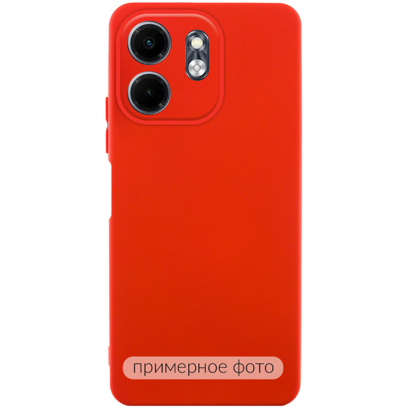Чехол TPU GETMAN Liquid Silk Full Camera для Motorola Moto G05 / E15 4G (Красный / Red)
