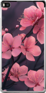 Чохол Пурпурна сакура на Huawei Ascend P8