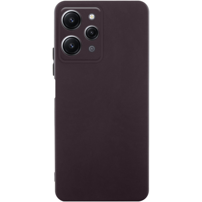 Чехол Silicone Cover Lakshmi Full Camera (AA) для Xiaomi Redmi 12 (Шоколадный / Chocolate)