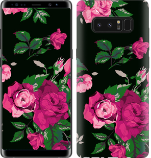 

Чехол Розы на черном фоне для Samsung Galaxy Note 8 546837