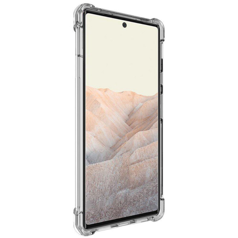 Фото TPU чохол GETMAN Ease logo посилені кути Full Camera на Google Pixel 6 (Безбарвний (прозорий)) на vchehle.ua