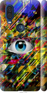 

Чехол Абстрактный глаз для Motorola One Vision 1443743