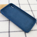 Фото Уценка Чехол Silicone Case Square Full Camera Protective (AA) для Apple iPhone XS Max (6.5") (Эстетический дефект / Синий / Navy blue) в магазине vchehle.ua