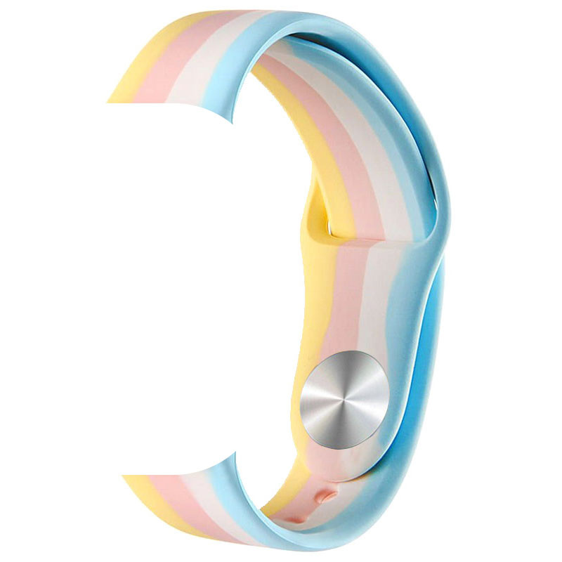 

Силиконовый ремешок Rainbow для Xiaomi Amazfit/Samsung 20 mm (Бірюзовий / Жовтий) 1222825