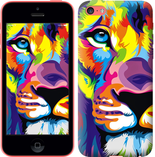 

Чохол Різнобарвний лев на iPhone 5c 261384