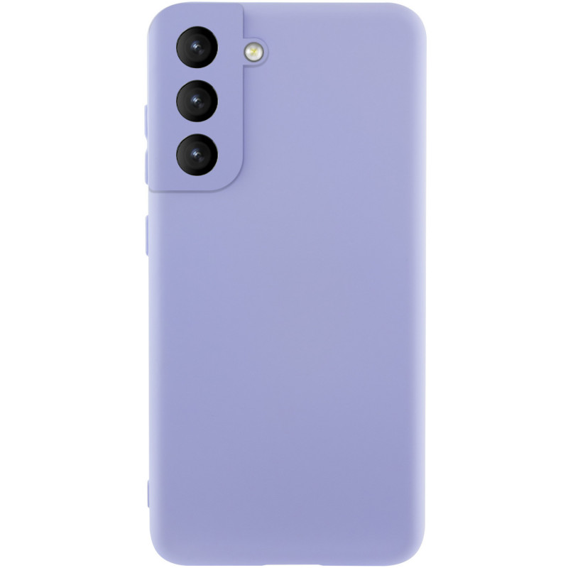 Чехол Silicone Cover Lakshmi Full Camera (AA) для Samsung Galaxy S21 FE (Сиреневый / Dasheen)