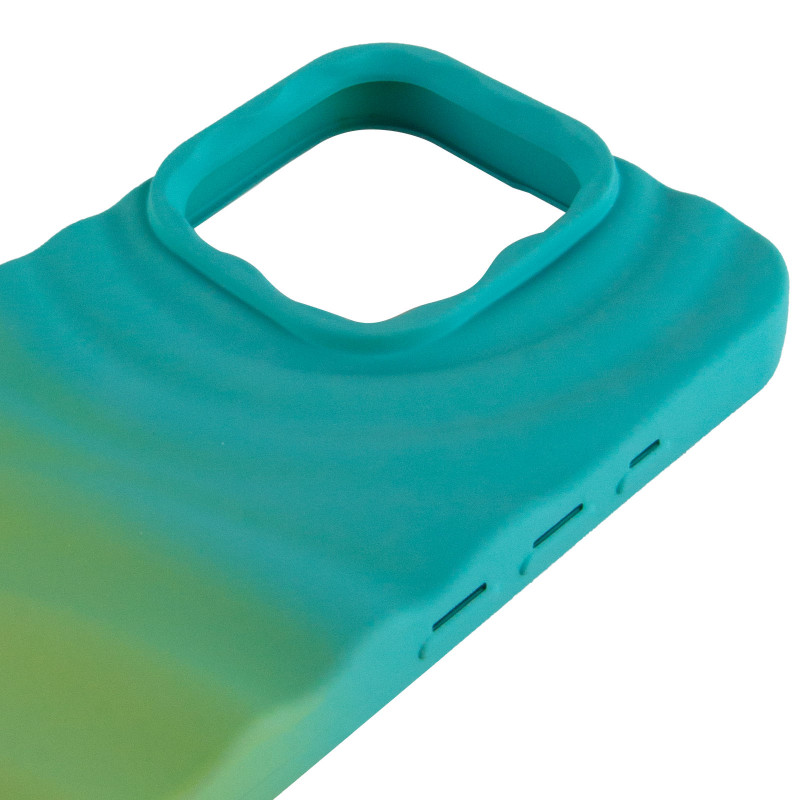 Чохол TPU ColorWave на Apple iPhone 14 Pro Max (6.7") (Marine Green / Mint) в магазині vchehle.ua