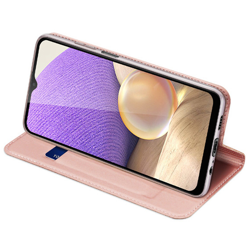 Купити Чохол-книжка Dux Ducis з кишенею для візиток на Samsung Galaxy A13 4G (Rose Gold) на vchehle.ua