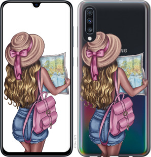 

Чохол Дівчина з картою на Samsung Galaxy A90 5G 894733