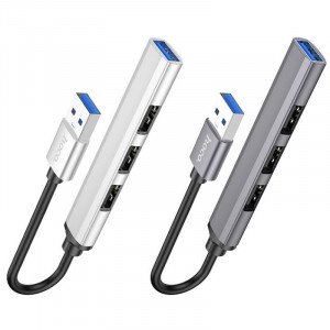 Переходник Hoco HB26 4in1 (USB to USB3.0+USB2.0*3)