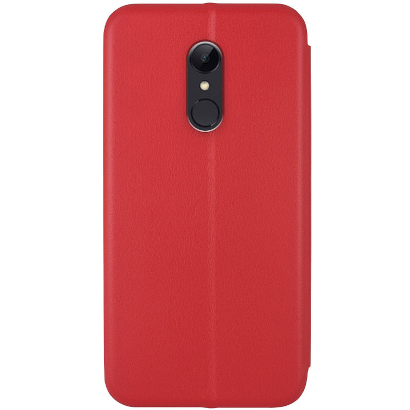 Фото Кожаный чехол (книжка) Classy для Xiaomi Redmi 5 (Красный) на vchehle.ua