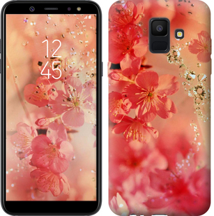 

Чехол Розовые цветы для Samsung Galaxy A6 2018 650281