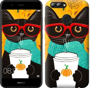 

Чохол Осінній кіт на Huawei Nova 2 639811