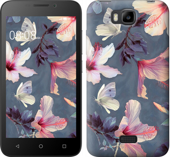 

Чехол Нарисованные цветы для Huawei Y5C 596415