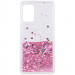 TPU чохол Liquid hearts на Samsung Galaxy A32 5G (Рожевий)