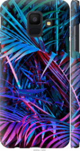 Чехол Папоротник под ультрафиолетом для Samsung Galaxy A6 2018