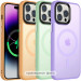 TPU+PC чохол Metal Buttons with Magnetic Safe Colorful на Apple iPhone 16 Pro (6.3")