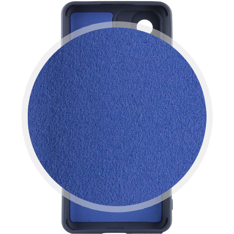 Фото Чехол TPU GETMAN Liquid Silk Full Camera для Xiaomi Redmi 12C (Синий / Midnight Blue) в магазине vchehle.ua