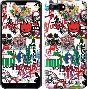 

Чехол Many different logos для Huawei Honor 10 669496