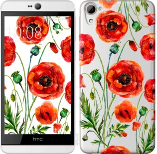 

Чехол Нарисованные маки для HTC Desire 826 dual sim 743894