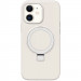 Чехол Silicone Case Full Protective NO LOGO with Ring для Apple iPhone 11 (6.1") (White)