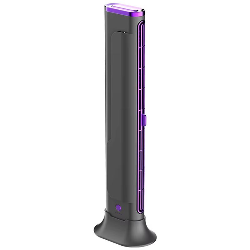 Настольный вентилятор F3 Tower Fan 3 speeds with battery 1200 mAh (Purple)