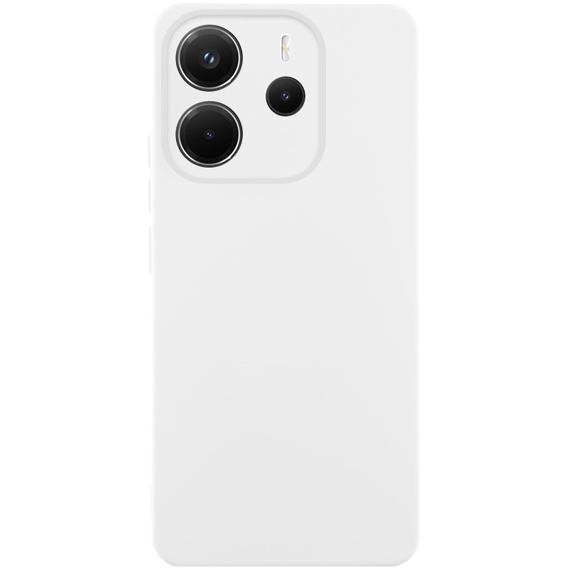 Чохол Silicone Cover Lakshmi Full Camera (AAA) на Xiaomi Redmi Note 14 4G (Білий / White)