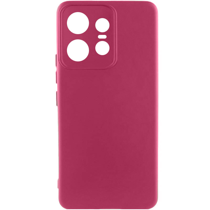 Чехол Silicone Cover Lakshmi Full Camera (AA) для Motorola Edge 50 Pro (Бордовый / Marsala)
