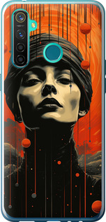 

Чехол Абстрактный портрет v2 для Realme 5 Pro 1631430