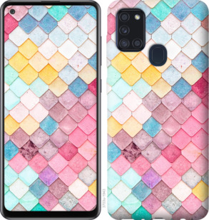 

Чехол Красочная черепица для Samsung Galaxy A21s A217F 933233