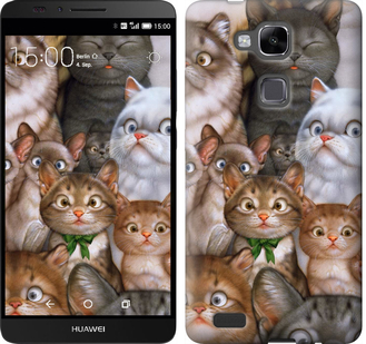 

Чехол коты для Huawei Ascend Mate 7 476620