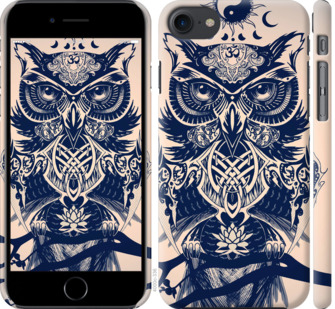 

Чехол Узорчатая сова для iPhone SE 2020 915627