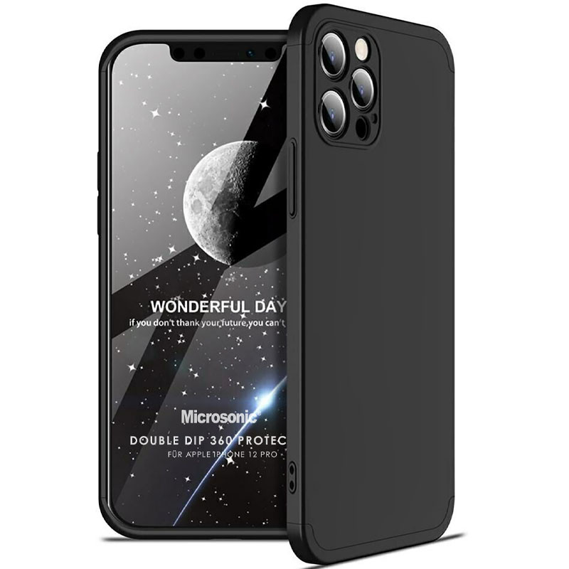 

Пластикова накладка GKK LikGus 360 градусів (орр) на Apple iPhone 12 Pro Max (6.7") (Чорний) 1175061
