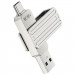 Флеш-накопичувач Wiwu Wi-FD001 3in1 (USB-A/C/L) USB 3.0 — 32GB (Silver)