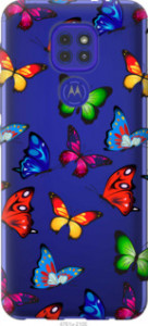Чехол Красочные мотыльки для Motorola G9 Play