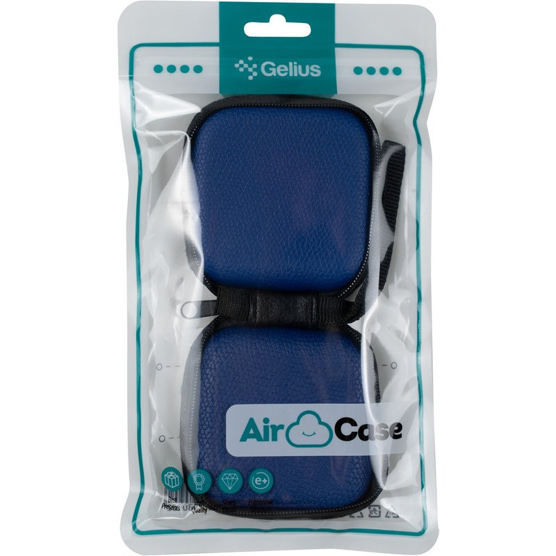 Фото Футляр для наушников Gelius Sound Guard Square (Navy Blue) в магазине vchehle.ua