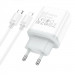 Фото СЗУ Hoco C104A PD20W (1USB-C) + кабель Type-C to Lightning (White) на vchehle.ua