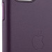 Фото Шкіряний чохол Leather Case (AA Plus) на Apple iPhone 11 Pro Max (6.5") (Dark Cherry) в маназині vchehle.ua