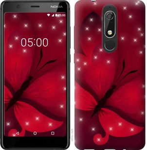 

Чехол Лунная бабочка для Nokia 5.1 670430