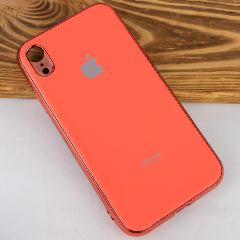 Фото TPU чехол Matte LOGO для Apple iPhone XR (6.1") (Розовый  / Coral) на vchehle.ua