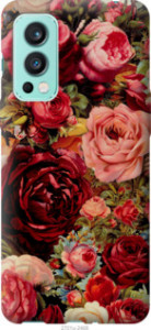 Чехол Цветущие розы для OnePlus Nord 2