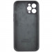 Чехол Silicone Case Full Camera Protective (AA) для Apple iPhone 12 Pro (6.1") (Серый / Dark Gray) в магазине vchehle.ua