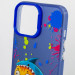 Купить TPU+PC чехол TakiTaki Graffiti magic glow для Apple iPhone 14 Pro (6.1") (Fishcat / Blue) на vchehle.ua