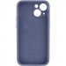 Фото Чохол Silicone Case Full Camera Protective (AA) NO LOGO на Apple iPhone 15 (6.1") (Сірий / Lavender Gray) на vchehle.ua