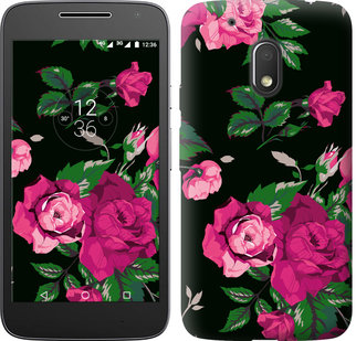 

Чохол Троянди на чорному тлі на Motorola Moto G4 Play 547140