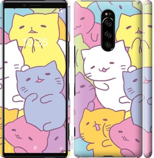Чехол Котики для Sony Xperia XZ4