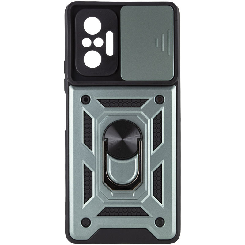 

Ударопрочный чехол Camshield Serge Ring for Magnet для Xiaomi Redmi Note 10 Pro Max (Зеленый) 1162335