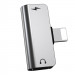 Фото Переходник Hoco LS24 Lightning to lightning audio/lightning (Стальной) на vchehle.ua