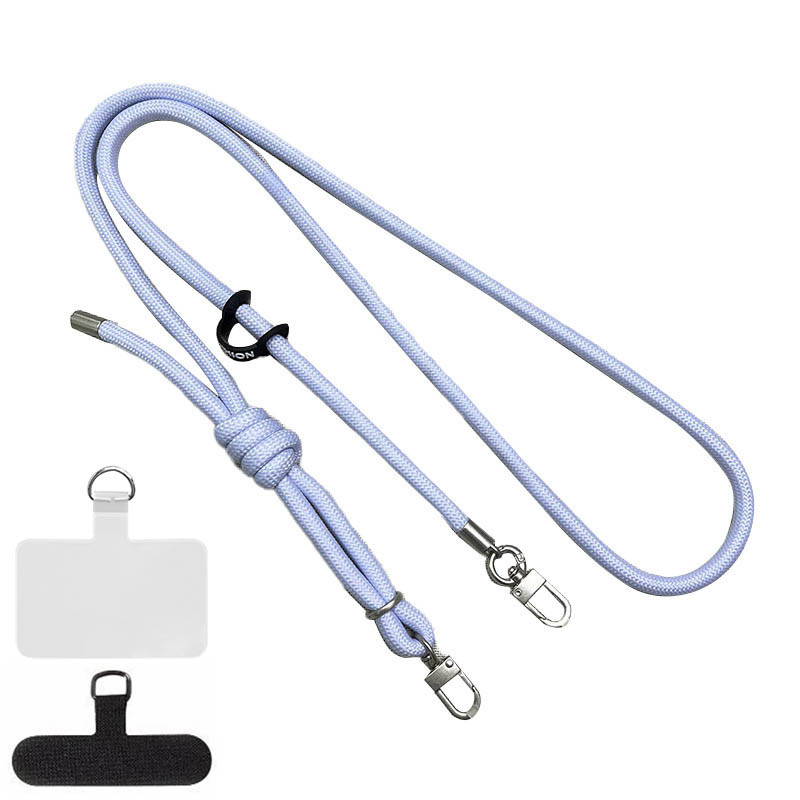 Шнурок с двумя креплениями (8мм) 150см (Light Blue)